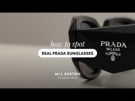 Fake Prada Sunglasses vs. Real: Spotti